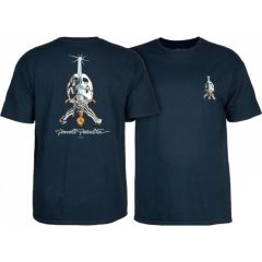 Powell Peralta Skull & Sword T-shirt - Navy