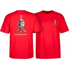 Powell Peralta Skull & Sword T-shirt - Red