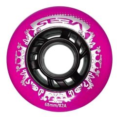 סט של 4 גלגלים Seba Street King Wheels 68mm 82a PURPLE/BLACK