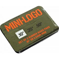 Mini Logo 0.10'' Rubber Riser 2 pack