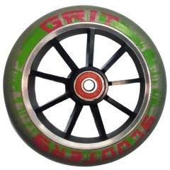 גלגל ליבת מתכת לקורקינט פעלולים Grit Scooter Wheel Alloy Core 120mm RED GREEN