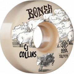 BONES STF Collins Black Sheep Skateboard Wheels 50mm V3 Slim 99A 4pk