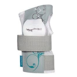 Powerslide Pro Pure Set Protezioni Per Adulti - Ginocchiere, Gomitiere E Parapolsi - Taglia L - Con Inserti Rifrangenti - 5