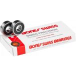 Bones Swiss Skateboard Bearings 8 pack